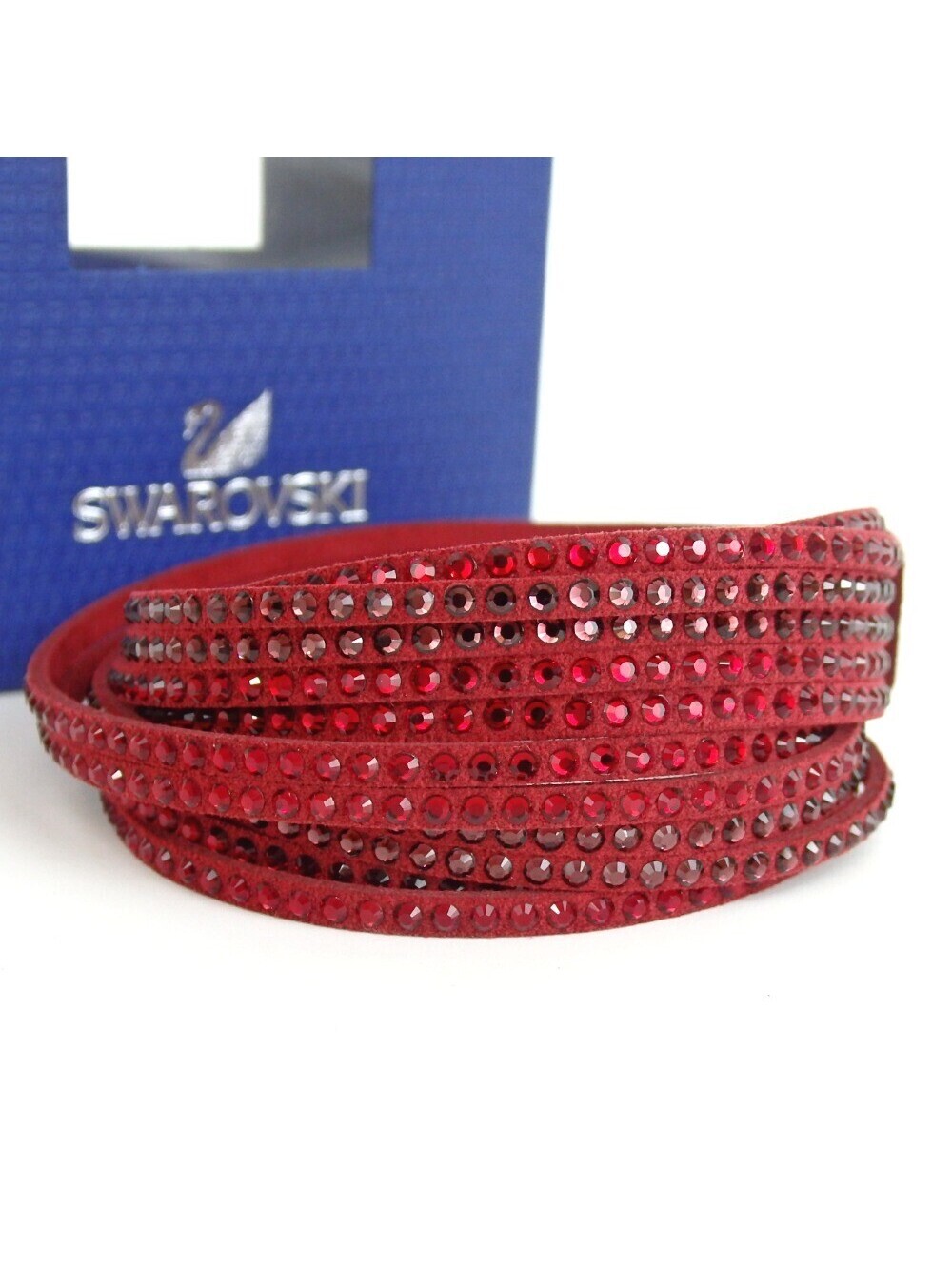 Authentic Swarovski Slake Rock bracelet leather  [Used]